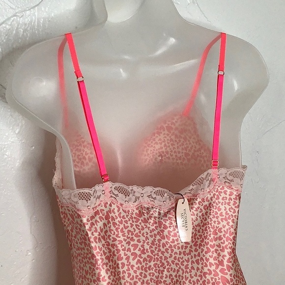 Victoria’s Secret hearts and lace trim slip dress size Small NWT - Picture 6 of 12